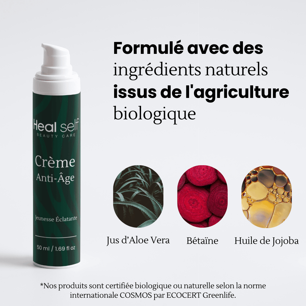 Crème Anti - Âge Jeunesse Éclatante - HealSelf