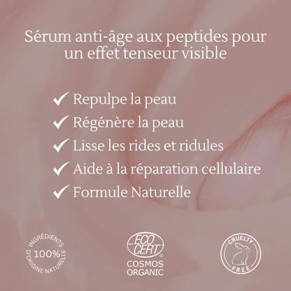 Sérum Peptides Repulpant Effet Botox - HealSelf